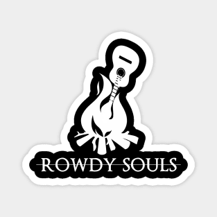 Rowdy Souls Bonfire Guitar Logo Magnet