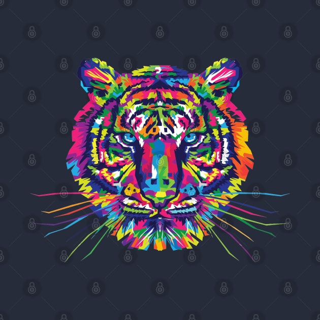 Tiger Face by Mako Design 