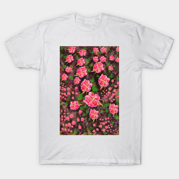 Floristry - Roses - T-Shirt