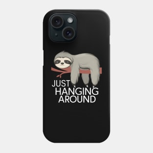 Serene Sloth: Just Hanging Around Phone Case