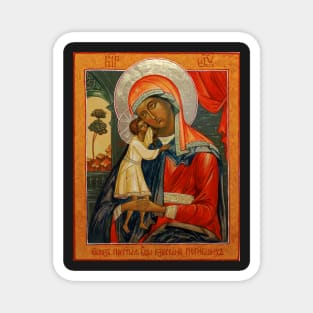 Seeker of the Lost Souls. Ancient orthodox icon replica. Magnet