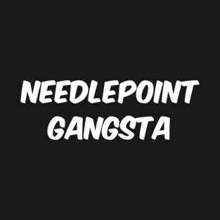 Needlepoint Gangsta T-Shirt