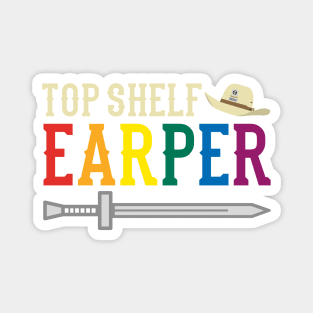 Top Shelf Earper (Rainbow Text) - Wynonna Earp Magnet