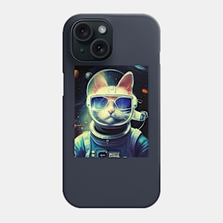 Cute Cat In Space Phone Case