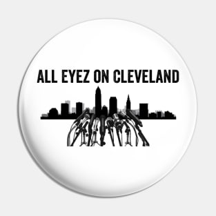 All Eyez on Cleveland Press Conference Pin