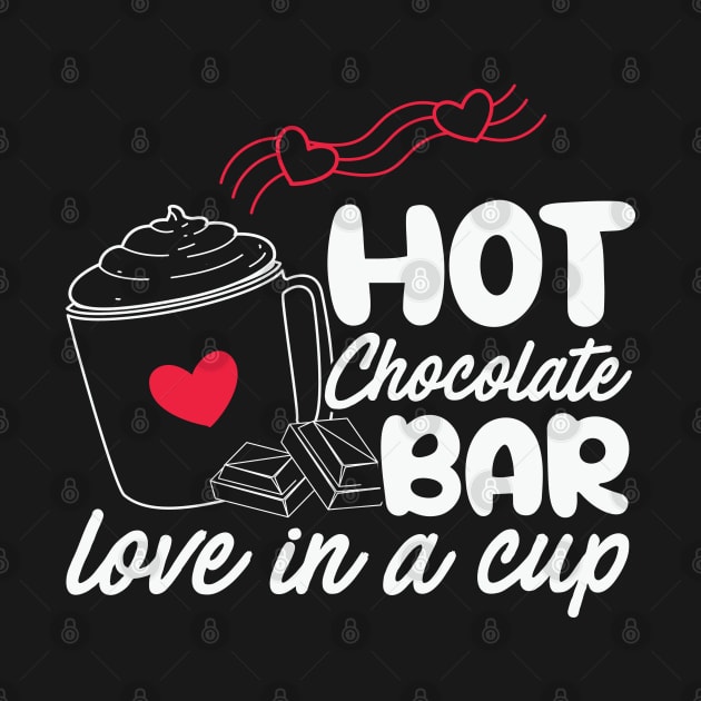 Hot chocolate Bar love in a cup by MZeeDesigns