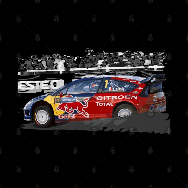 WRC CAR CITROEN Loeb C4 Sébastien Champion Citroën by cowtown_cowboy