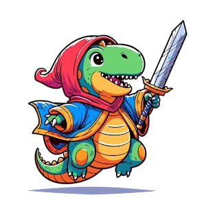 Pretty Dino Knight T-Shirt