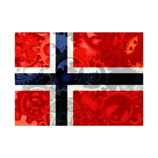 Flag of Norway - Gears T-Shirt