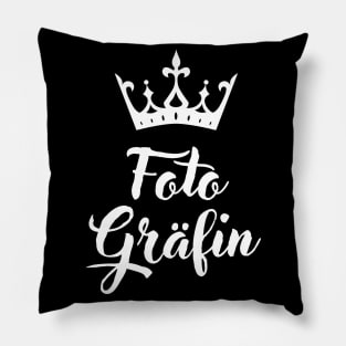 Foto Gräfin Fotografie Fotografin Spaß Damen Pillow