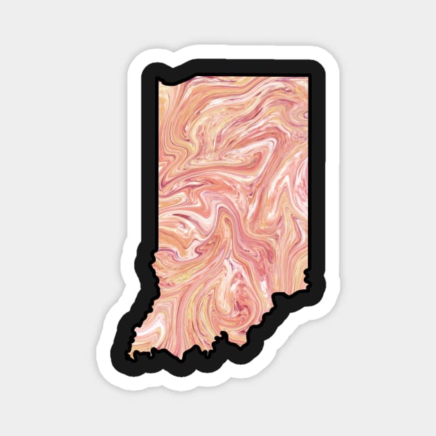 Customizable Indiana “home” placement Magnet by quirkyandkind