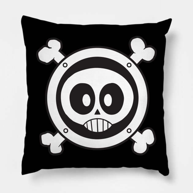 Crossbones Pillow by Jacob Chabot