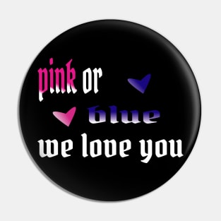 pink or blue Pin