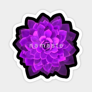 Namaste Flower Magnet