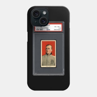 1909-1911 T206 White Border Ty Cobb Back - TY COBB Phone Case