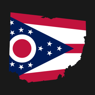 Ohio Flag Map T-Shirt