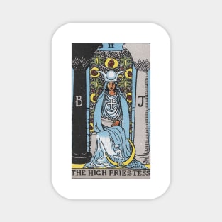 The High Priestess, Raider Waite tarot, Divination Tarot Magnet