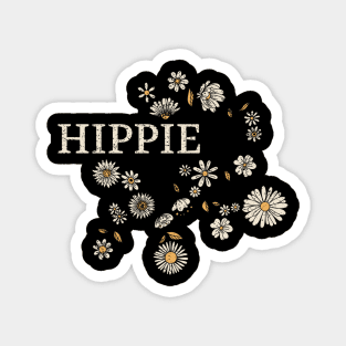 Hippie – Retro Floral Daisy Aesthetic Magnet