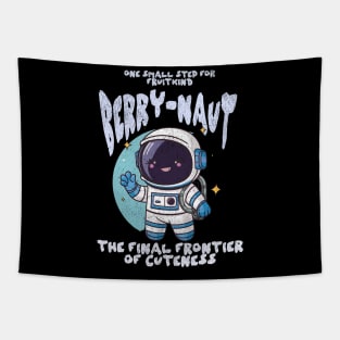 KAWAII BLUEBERRY ASTRONAUT Tapestry