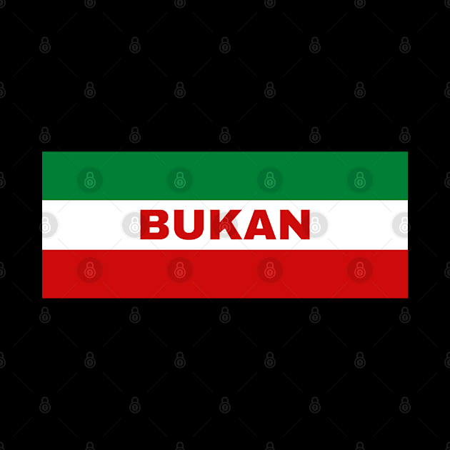 Bukan City in Iranian Flag Colors by aybe7elf