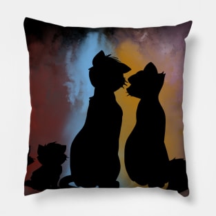 A Family That Meows Together Stays Together Pillow