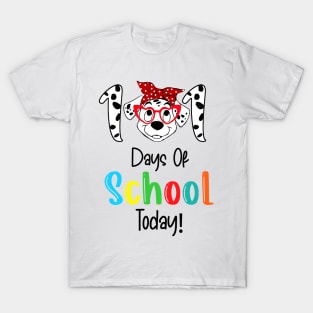 101 Days of School Dalmatian Dog Teachers Kids Gift Women's T-Shirt