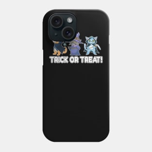 Three Halloween Cat Phone Case