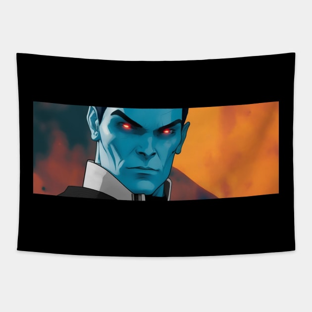 SW Comic!Thrawn v2 Tapestry by #StarWars SWAG 77 Style