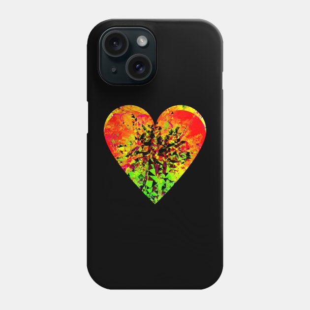 Heart in pieces Phone Case by psanchez