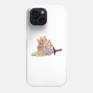 Sword and Crown D20 Phone Case