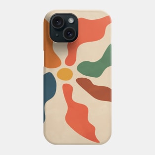 Minimal Contemporary Botanical Floral - Colorful Phone Case