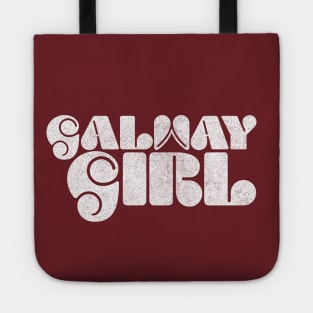 Galway Girl - Retro Typography Irish Pride Design Tote