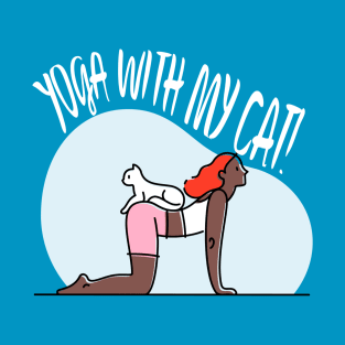 Yoga and cats T-Shirt