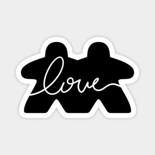 Meeple Love Board Games Magnet