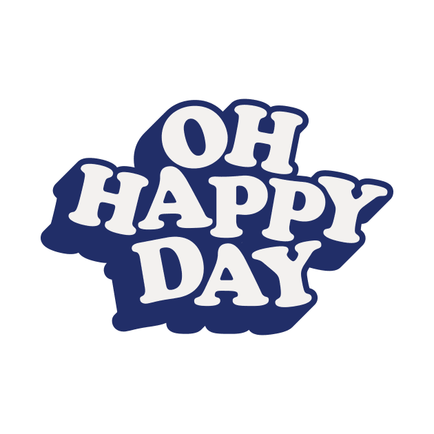 Oh Happy Day in blue white green by MotivatedType