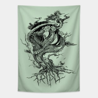 Skull Tree Tapestry