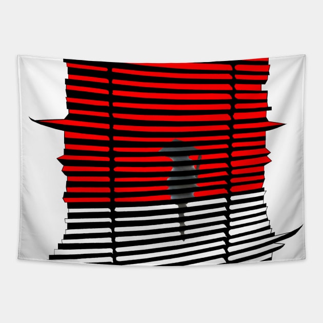 Samurai Cat Tapestry by TenomonMalke