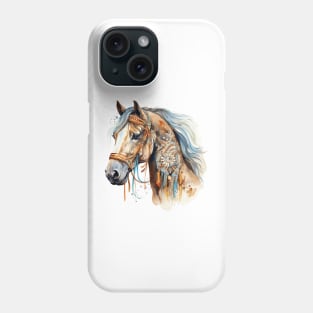 Watercolor Boho Horse #2 Phone Case