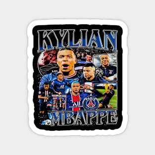 Kylian Mbappe PSG Vintage Bootleg Magnet