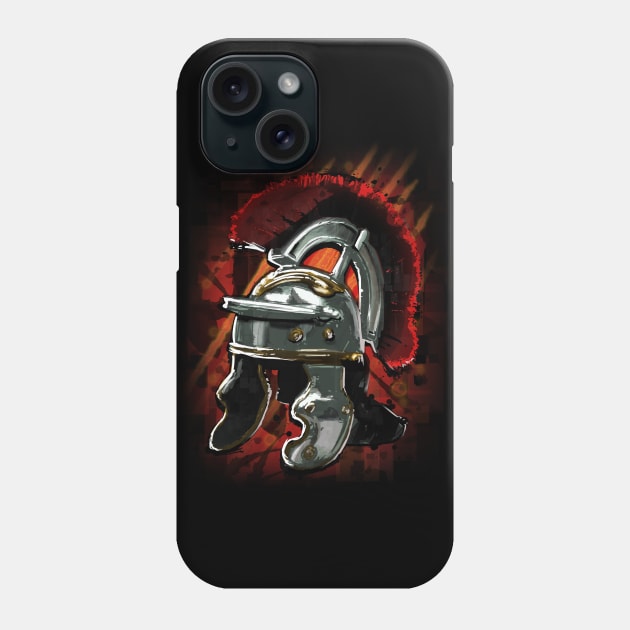 Ancient Roman Legionary Helmet Phone Case by Styr Designs