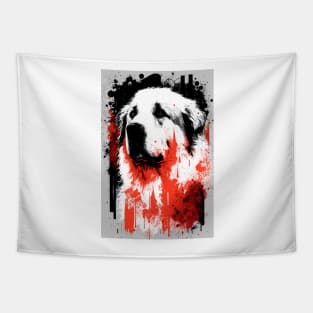 Great Pyrenees Portrait Tapestry