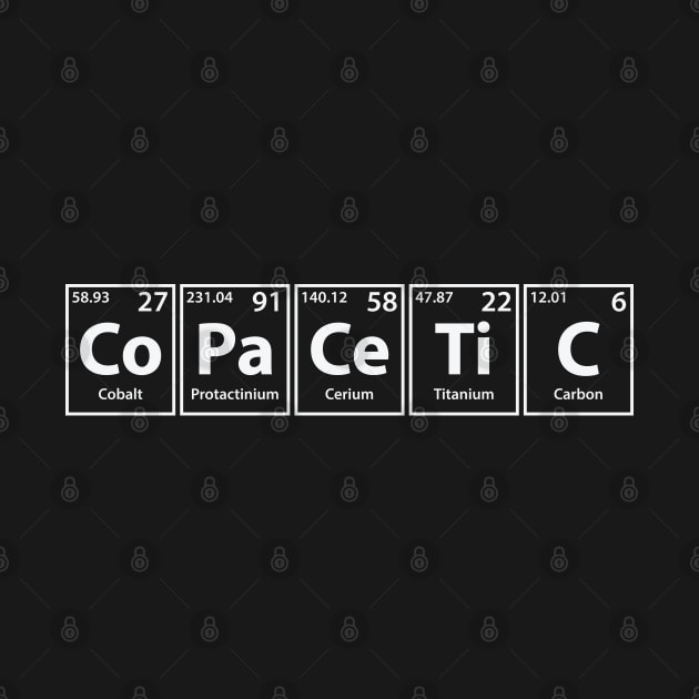 Copacetic (Co-Pa-Ce-Ti-C) Periodic Elements Spelling by cerebrands