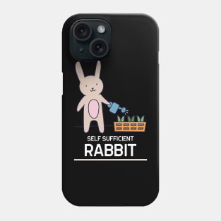 Self Sufficient Rabbit Phone Case