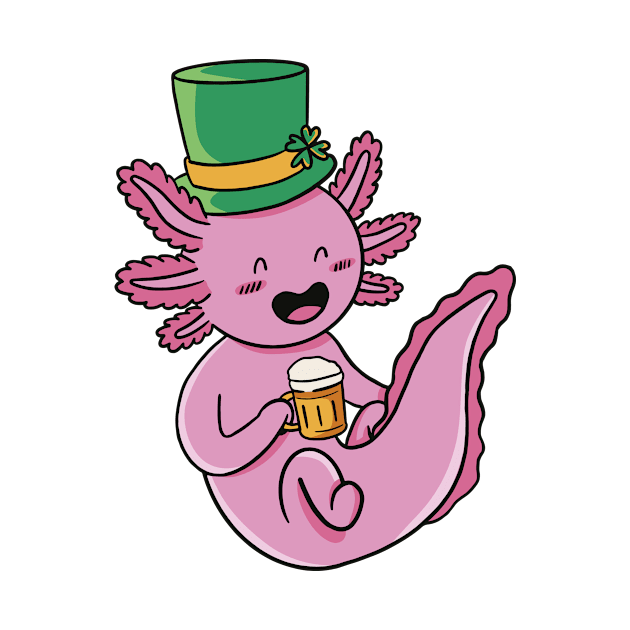 St Patrick's axolotl by AntiAntiFlorian