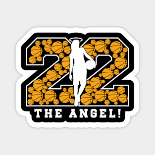 Basketball Angel Magnet