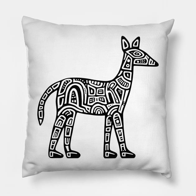 Animal Doodle Style Pillow by oklita