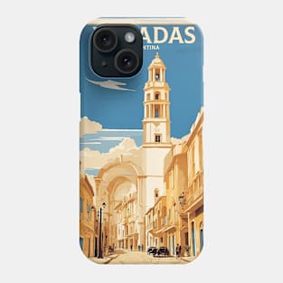 Posadas Argentina Vintage Tourism Poster Phone Case