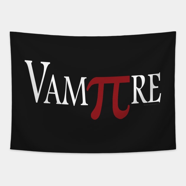 VamPIre Clever Pi Mathematical Constant Algebra Pun Tapestry by House_Of_HaHa