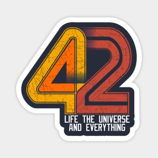 Life the universe and everything Magnet