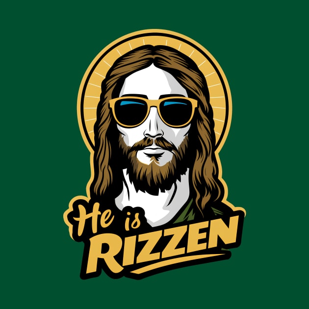 HE IS RIZZEN FUNNY JESUS by WeirdFlex